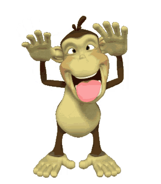 Monkey welcoming you